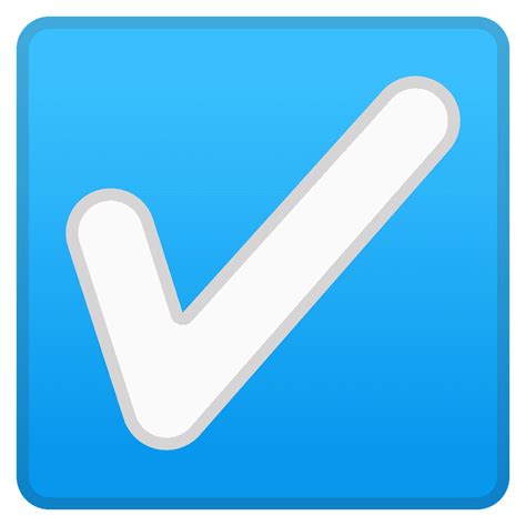 Check Box With Check Emoji Clipart Free Download Transparent PNG Creazilla