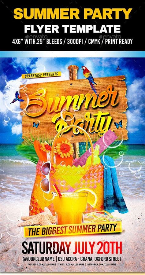 Download the best free flyer templates for photoshop! Summer Flyer Template Free Download Never Underestimate ...