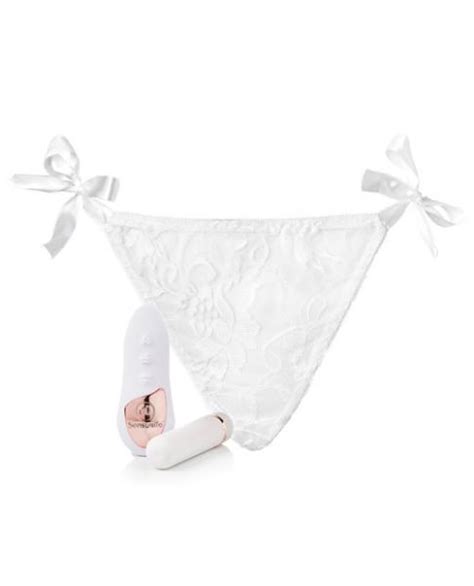 Sensuelle Pleasure Panty White Remote Control On Bondage By Plc Sex Shop
