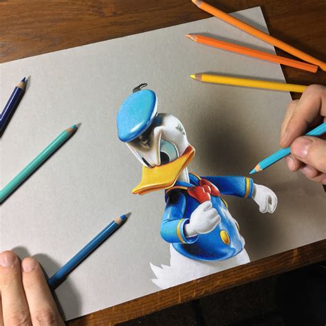 Drawing Donald Duck On Behance