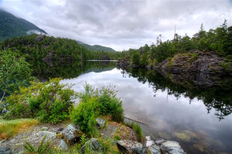 Changes in temperature, rain, and sea levels may alter where plants and animals can thrive. canada, Lake, Stones, Vancouver, Shrubs, Kennedy, Lake ...