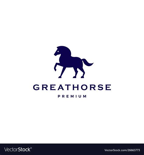 Horse Logo Icon Royalty Free Vector Image Vectorstock Ad Icon