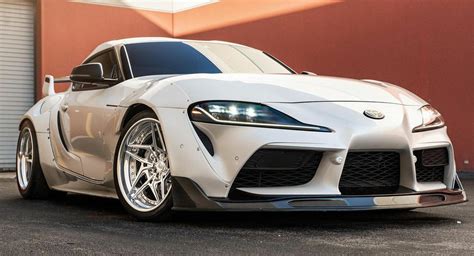 Low Slung Widebody Toyota Gr Supra Is An Attention Seeker