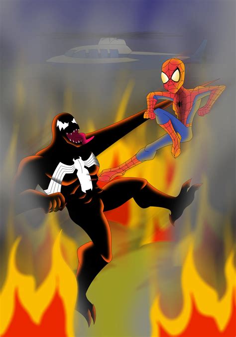 Spider Man Vs Venom By Rollmono On Deviantart