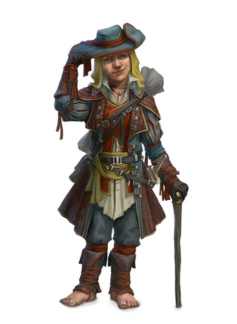 Halfling Male Bard Rogue Dungeons And Dragons Characters Dungeons