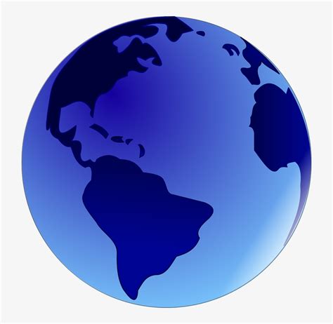 Earth Blue Globe Free Vector Graphic On Blue Globe Clipart