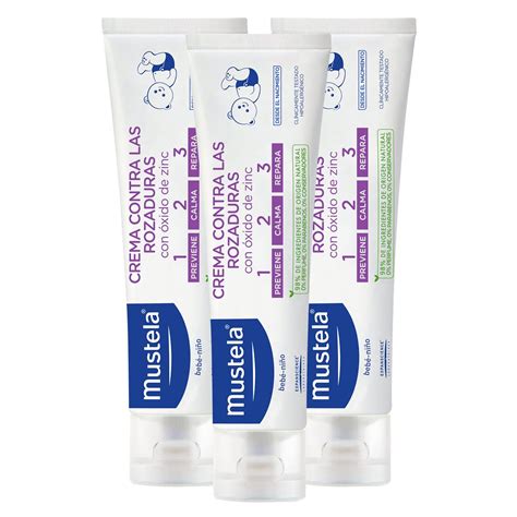 Mustela 3pack Crema contra Rozaduras 1.2.3 de 50ml