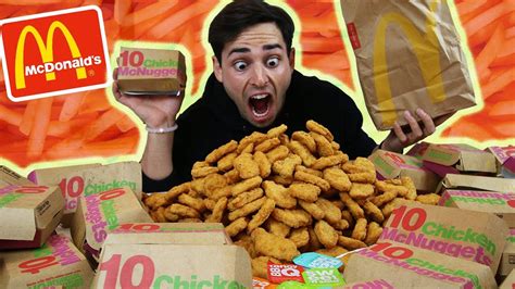 Mcdonalds Chicken Nuggets Challenge Calories Impossible Insane Extreme Eating