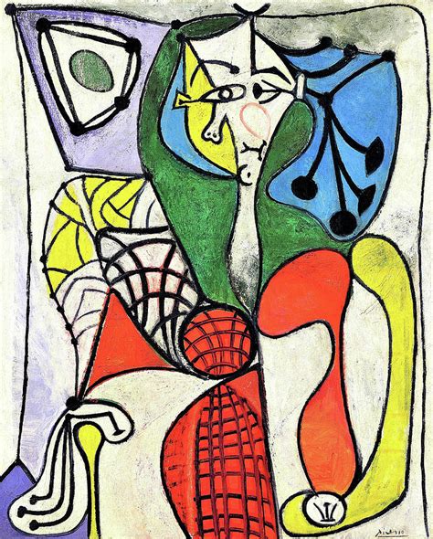 Woman In An Armchair Francoise Digital Remastered Edition Painting By Pablo Picasso