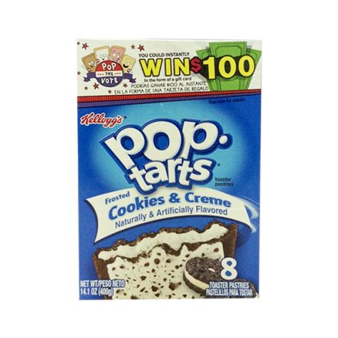 kellogg s pop tarts frosted cookies and cream
