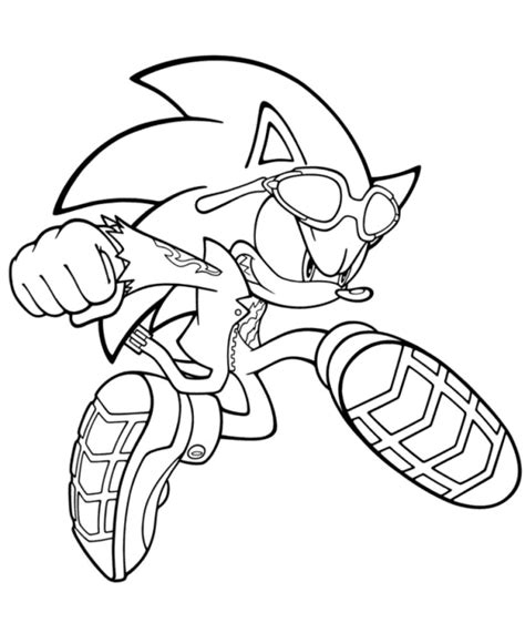 Now here's a fun coloring page of cartoon character, go print it out and have fun painting it! 30 Free Sonic The Hedgehog Coloring Pages Printable