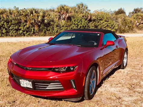 6th Generation Red 2017 Chevrolet Camaro Convertible For Sale