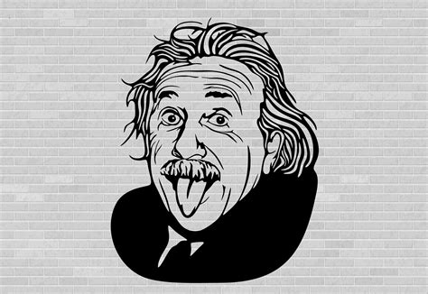 Albert Einstein Svg Albert Einstein Clipart Albert Einstein Images