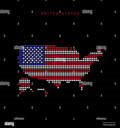 Pixel Map Usa