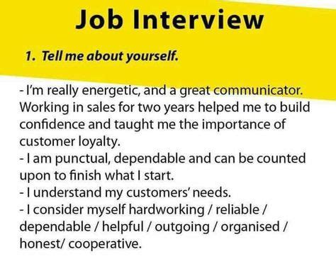 Introduce Yourself Ideas Job Info Interview Prep Job Interview Questions
