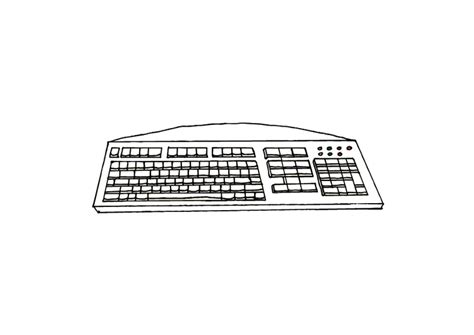 Laptop computer coloring pages print. Coloring Page keyboard - free printable coloring pages ...