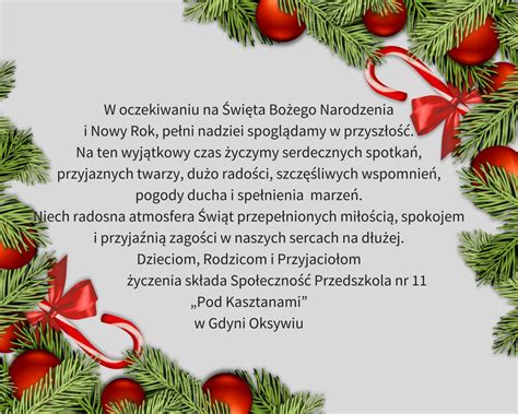 Życzenia świąteczne sms, zabawne, wesołe. Przedszkole 11 Gdynia