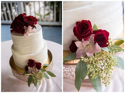 They have the best cakes around, whether wedding or birthday or anniversary. Two Tier Wedding Cake Inspiration! | Orlando wedding venues, Lakefront weddings, Orlando wedding