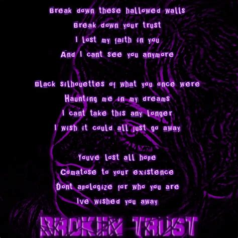 Broken Trust Poems