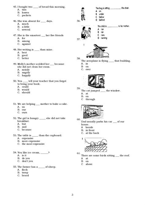 His hobby is playing computer games. Worksheet English Year 5 Kssr | Free Printables Worksheet