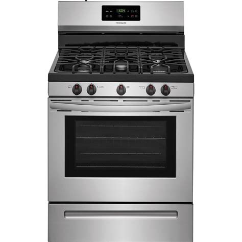 Frigidaire 30 Inch 50 Cu Ft Freestanding Gas Range With Self Cleaning Oven In Stainless