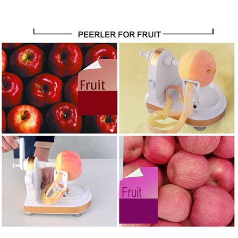 Hand Cranked Apple Peeler Stainless Fruit Peeler Slicing Machine Apple