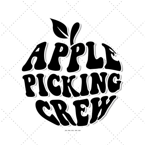 Apple Picking Crew Apple Shirt Svg Toddler Fall Svg Baby Etsy