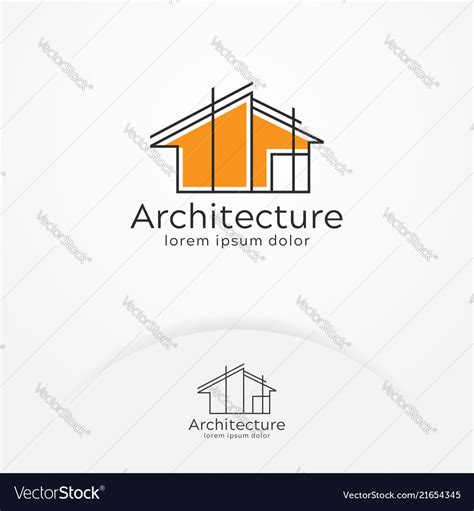 Architecture Logo Design Royalty Free Vector Image