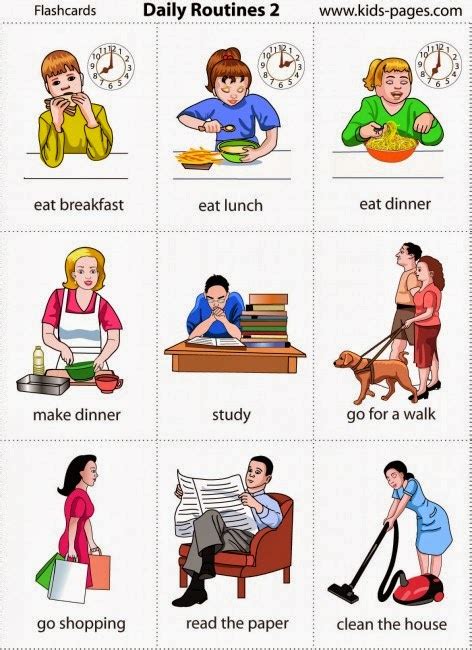 English Learning My Daily Routine