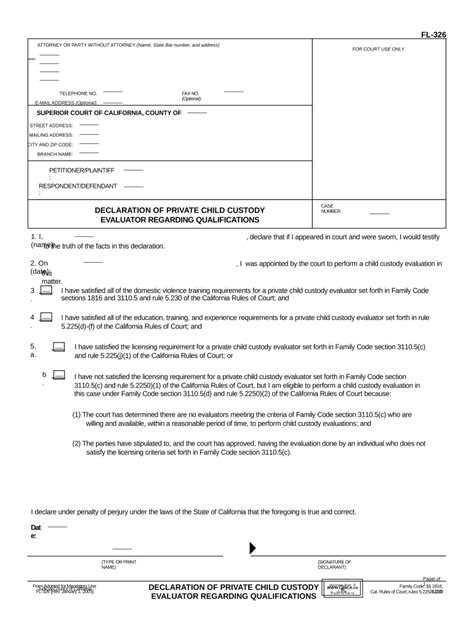 Declaration For Child Custody Examples Fill Out And Sign Online Dochub