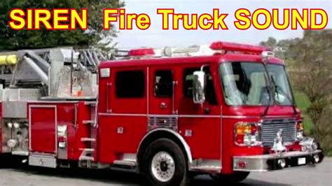 This sound effect can be found on the premiere edition volume 1, which was made by the hollywood edge. Siren Fire Truck SOUND EFFECT - YouTube