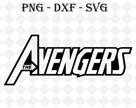 The Avengers Svg Png Dxf Clipart File For Cut Cricut Etsy