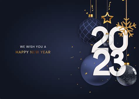 Happy New Year 2023 Vector Art Icons And Graphics For Free Download