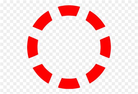 Red Circle Dashed Icon Red Circle Png Flyclipart
