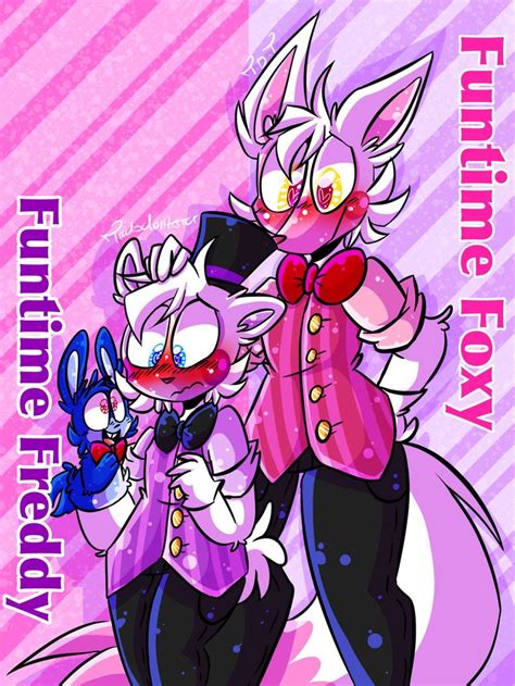 Funtime Freddy And Foxy By Tailsdollterror On Deviantart Anime Fnaf