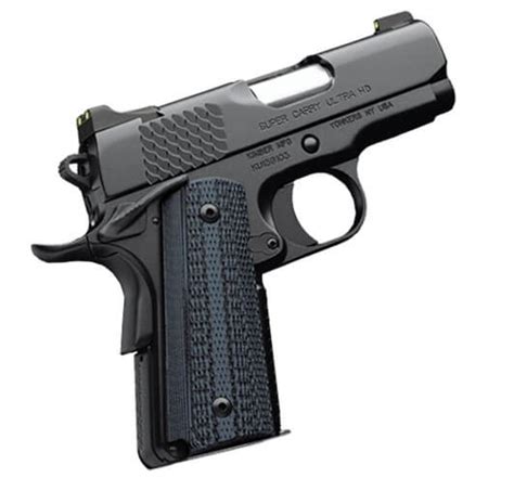 Kimber Super Carry Ultra Hd Acp Double Action Indoor Shooting