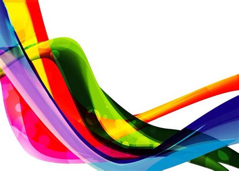 Colores De Vectores Color Wave Abstract Backgrounds Vector Free