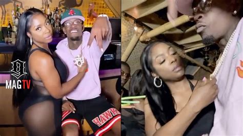 Lil Baby S Bm Ayesha Rich Homie Quan Film Video Together Youtube