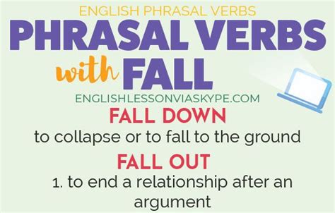 14 Phrasal Verbs With Fall With Meanings Learn English With Harry 👴🏼