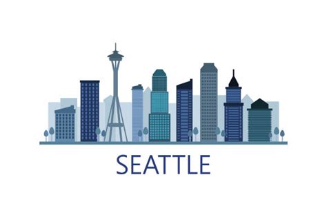 Skyline Seattle Graphic By Marcolivolsi2014 · Creative Fabrica