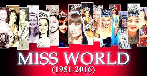 Beautiful Miss World Winners From 1951 2016