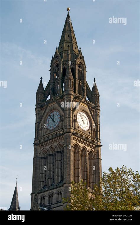 The Tower Of The Town Hall Alfred Waterhouse 1877 Albert Square