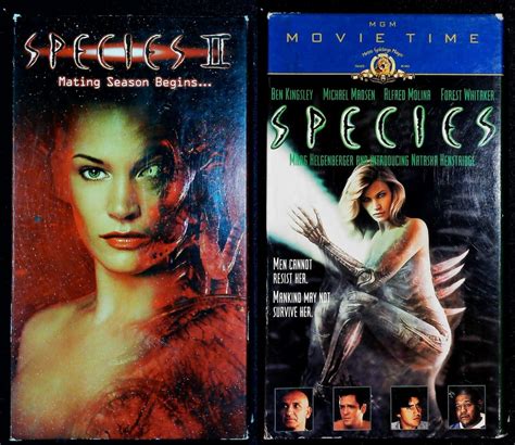 Species And Species 2 Lot Vhs Bundle Natasha Henstridge Ben Kingsley R