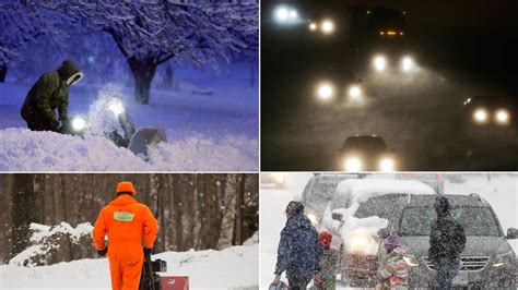 Blizzard Slams Into The Midwest Photos