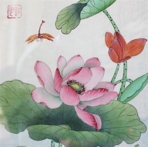 Japanese Lotus Painting At Explore Collection Of