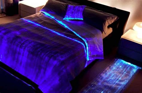Fiber Optic Bedspread Bed Bed Covers Bedroom Decor