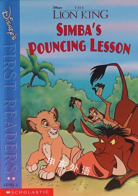 Simbas Pouncing Lesson Disneys First Readers Level 2系列读物儿童图书进口图书进口书原版书绘本书英文原版图书儿童纸板书外语