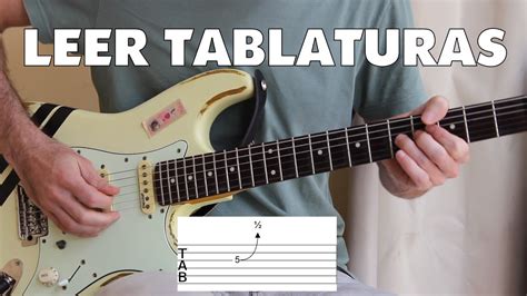 Cómo leer tablaturas para guitarra Todas las técnicas bending
