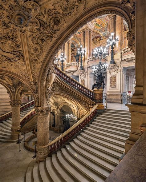 Grand Master Staircase In Opera Paris Palais Garnier Paris