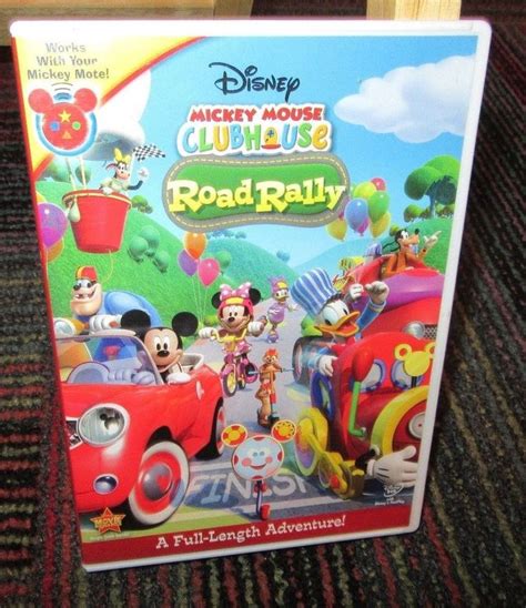 DISNEY MICKEY MOUSE CLUBHOUSE ROAD RALLY DVD MOVIE MOVIN GROOVIN